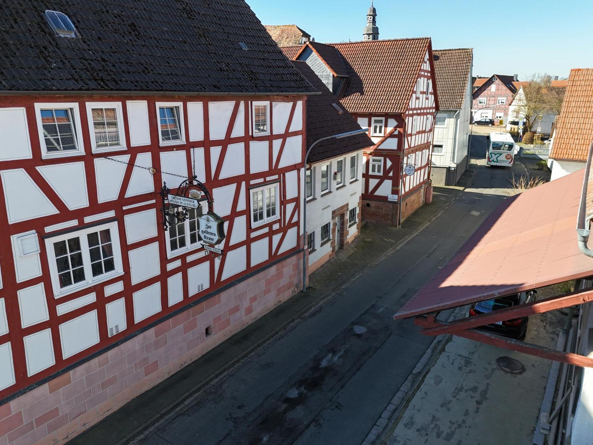 Zur Goldenen Krone Pension ชตัดท์อัลเลนดอร์ฟ ภายนอก รูปภาพ